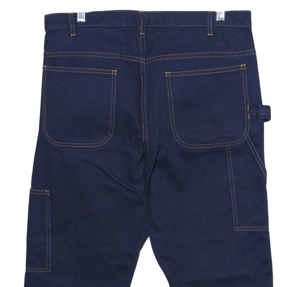 A.P.C. Indigo Pantalon Job Trouser Jeans in Blue Straight Carpenter Cargo L New - Picture 5 of 11
